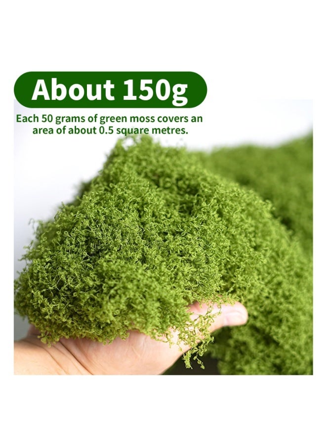 OSHIMA Artificial Moss Fake Green Grass, Faux Moss Decorative Artificial Plants, Artificial Plants Decoration, DIY Green Crafts, Wedding Decoration, Wall, Nativity, Nativity Scene - Image 2
